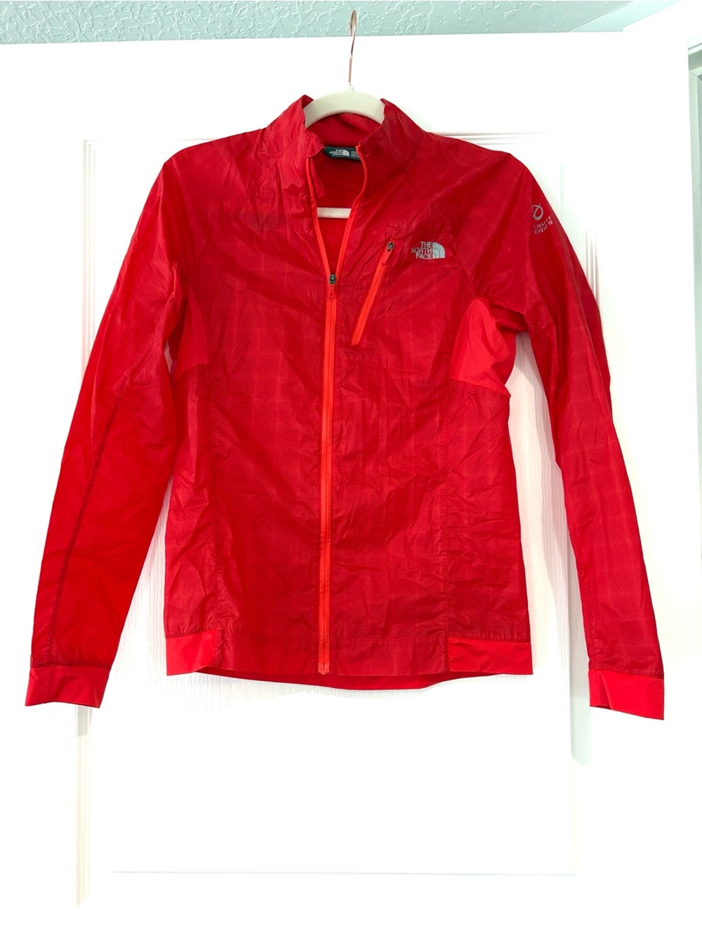 The North Face Lightweight Red Windbreaker Jacket- Flight Series